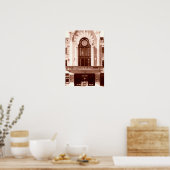 Ponca City Oklahoma Poncan Theater 1938 Poster (Keuken)