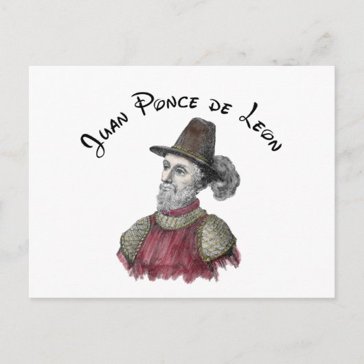 Ponce de Leon briefkaart (Voorkant)