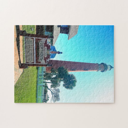 Ponce De Leon Inlet Lighthouder in Ponce Inlet, FL Legpuzzel (Horizontaal)