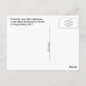 Ponce de Leon Inlet Lighthouse Briefkaart (Achterkant)