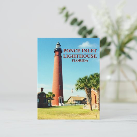 Ponce de Leon Inlet Lighthouse, Briefkaart van Flo (Staand voorkant)