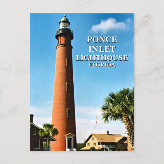 Ponce de Leon Inlet Lighthouse, Briefkaart van Flo (Voorkant)