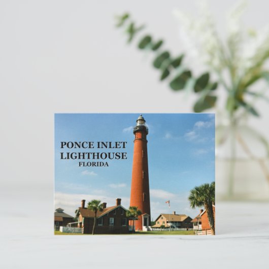 Ponce de Leon Inlet Lighthouse, Briefkaart van Flo (Staand voorkant)