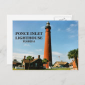 Ponce de Leon Inlet Lighthouse, Briefkaart van Flo (Voorkant / Achterkant)