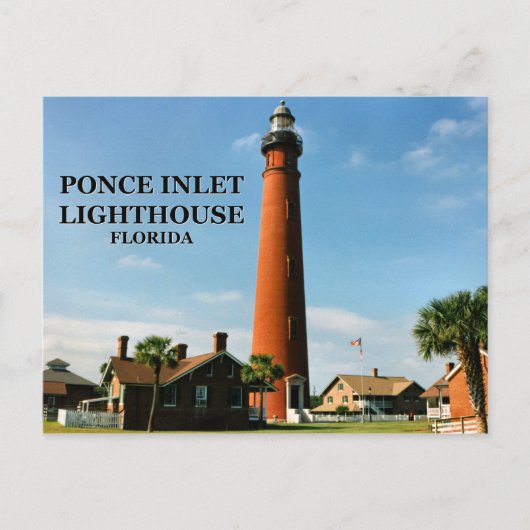 Ponce de Leon Inlet Lighthouse, Briefkaart van Flo (Voorkant)