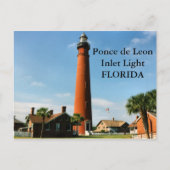 Ponce de Leon Inlet Lighthouse, Briefkaart van Flo (Voorkant)