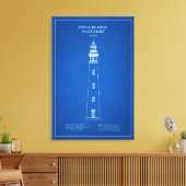 Ponce de Leon Inlet Lighthouse – Florida - AD Canvas Afdruk (Insitu (Woonkamer))