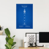 Ponce de Leon Inlet Lighthouse – Florida - AD Poster (Thuiskantoor)