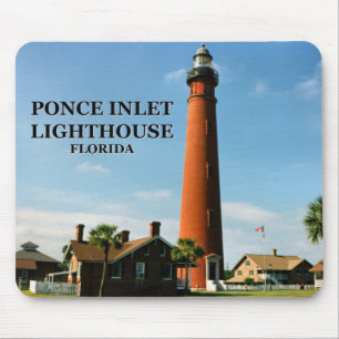 Ponce de Leon Inlet Lighthouse, Florida Mousepad Muismat