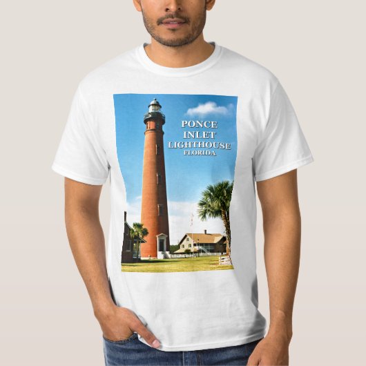 Ponce de Leon Inlet Lighthouse, Florida T-Shirt (Voorkant)