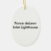 Ponce de Leon Inlet Lighthouse Keramisch Ornament (Achterkant)