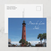 Ponce de Leon Inlet Lighthouse, Ponce Inlet, FL Briefkaart (Voorkant / Achterkant)