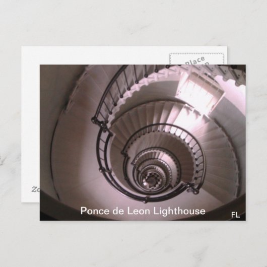 Ponce de León Inlet Lighthouse Stairwell Briefkaart (Voorkant / Achterkant)