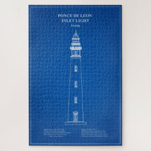 Ponce de Leon Inlet Vuurtoren - Florida - AD Legpuzzel