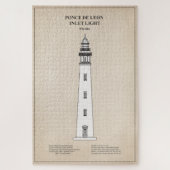 Ponce de Leon Inlet Vuurtoren - Florida - SBD Legpuzzel (Verticaal)