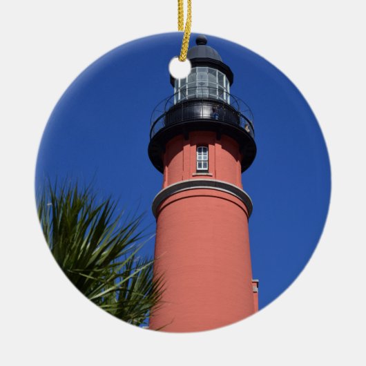 Ponce De Leon Lighthouse in Florida Keramisch Ornament (Voorkant)