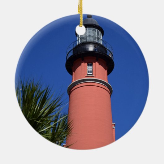 Ponce De Leon Lighthouse in Florida Keramisch Ornament (Achterkant)