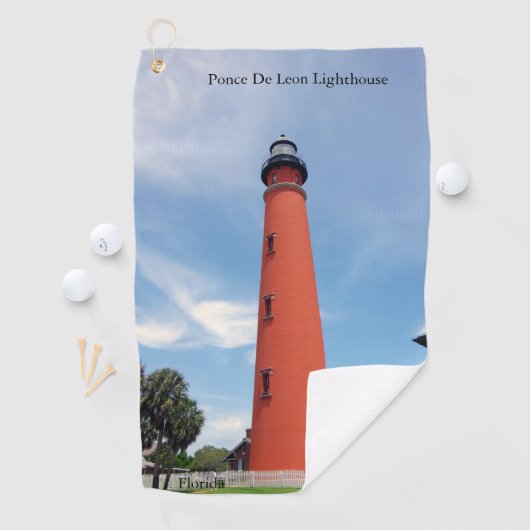 Ponce De Leon Vuurtoren golfhanddoek (Insitu)