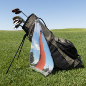 Ponce De Leon Vuurtoren golfhanddoek (Groen)