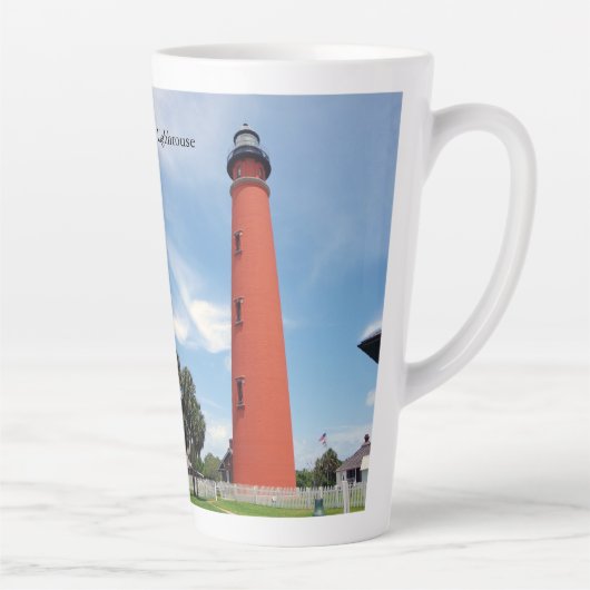 Ponce De Leon Vuurtoren latte mok (Rechts)