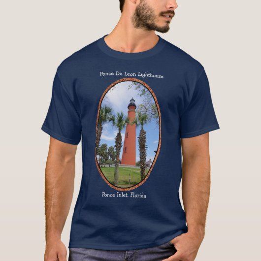 Ponce De Leon Vuurtoren shirt witte belettering (Voorkant)