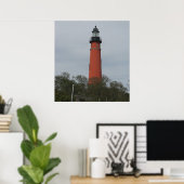 Ponce Inlet Light House boven de bomen Poster (Thuiskantoor)