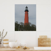 Ponce Inlet Light House Boven de Bomen Poster (Keuken)