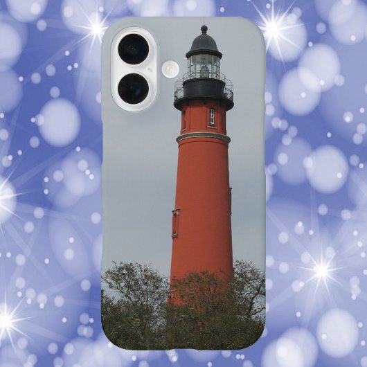 Ponce Inlet Lighthouse boven de bomen Foto Case-Mate iPhone Case