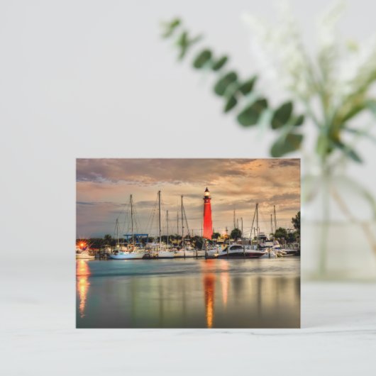 Ponce Inlet Lighthouse Briefkaart (Staand voorkant)
