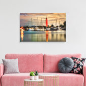 Ponce Inlet Lighthouse Canvas Afdruk (Insitu (Woonkamer))