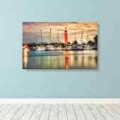 Ponce Inlet Lighthouse Canvas Afdruk (Insitu (Houten vloer))