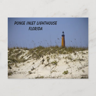 Ponce Inlet Lighthouse Florida Beach personalisere Briefkaart
