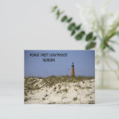 Ponce Inlet Lighthouse Florida Beach personalisere Briefkaart (Staand voorkant)