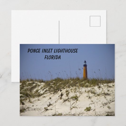 Ponce Inlet Lighthouse Florida Beach personalisere Briefkaart (Voorkant / Achterkant)