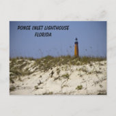 Ponce Inlet Lighthouse Florida Beach personalisere Briefkaart (Voorkant)