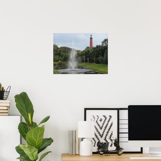 Ponce Inlet Lighthouse Poster (Thuiskantoor)