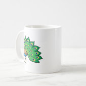 Ponce Peacock Koffiemok (Voorkant links)