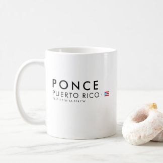 Ponce Puerto Rico Coördinaten Mok Boricua Cadeau