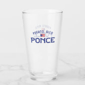 Ponce Puerto Rico in nood Glas (Achterkant)
