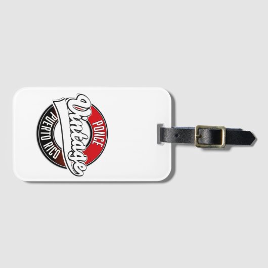 Ponce Puerto Rico  logo Bagagelabel (Voorkant (horizontaal))