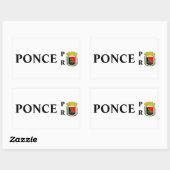 Ponce, Puerto Rico Rechthoekige Sticker (Vel)