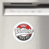 Ponce Puerto Rico vintage logo Magneet (Insitu (Vaatwasser))