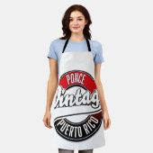Ponce Puerto Rico vintage logo Schort (Gedragen)