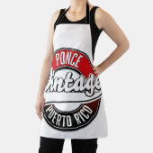 Ponce Puerto Rico vintage logo Schort (Insitu)