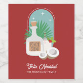 Ponche Crema Wijn Etiket (Enkel label)