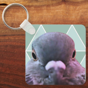 Poncho The Pigeon-sleutelhanger! Sleutelhanger
