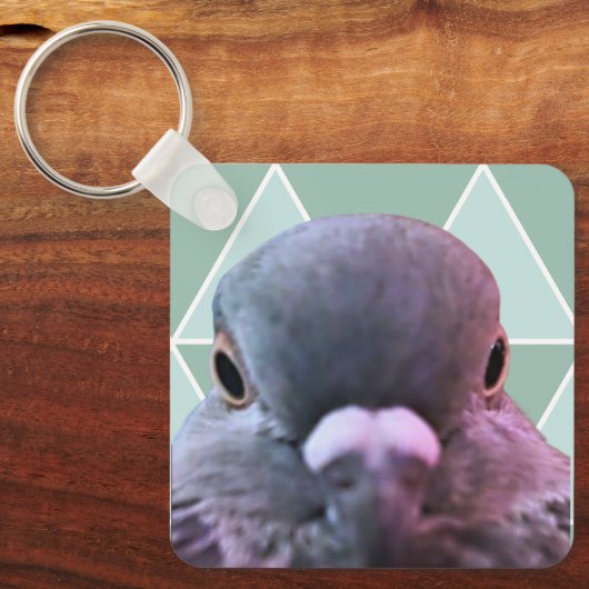 Poncho The Pigeon-sleutelhanger! Sleutelhanger (Voorkant)