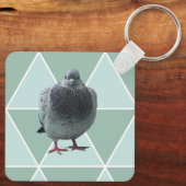 Poncho The Pigeon-sleutelhanger! Sleutelhanger (Achterkant)