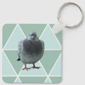 Poncho The Pigeon-sleutelhanger! Sleutelhanger (Achterkant)