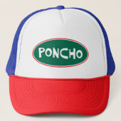 "PONCHO" Trucker Hat Trucker Pet (Voorkant)